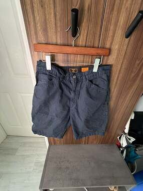 Superdry Traditional Work Wear M7110389A Black Cargo Shorts Size 30W